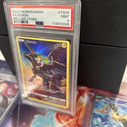 Pokemon TCG Brilliant Stars Zekrom Full Art #TG05/TG30 PSA 9 MINT - Image 3
