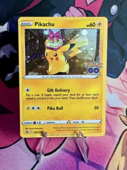 Pikachu Cosmos Holo Promo Pokemon Go Pokemon TCG SWSH234 Sword & Shield - Image 1