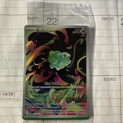 Pokemon Bulbasaur 133/132 English Mega Evolution Stamped Promo SEALED - Image 1