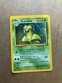 Pokemon TCG Victreebel Holo Rare Unlimited Jungle 14/64 No Symbol - Image 1