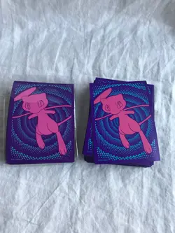Pokemon SWSH Mew Fusion Strike Sleeves ETB New and Loose ~100 - Image 1