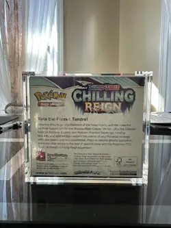 Pokemon TCG Chilling Reign Booster Box 36 Pks New Factory Sealed w/Acrylic Case 820650818462 - Image 2
