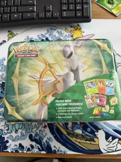 Pokemon TCG - Arceus Collector Chest Lunchbox Tin Spring 2022 SEALED Pokemon - Image 1