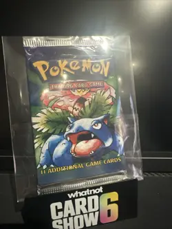 Pokemon Base Set Booster Pack Sealed Venusaur Artwork - Image 1