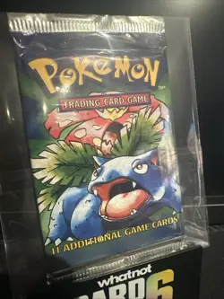 Pokemon Base Set Booster Pack Sealed Venusaur Artwork - Image 2