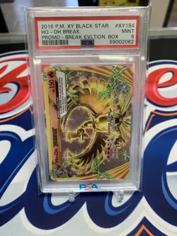 Pokemon 2016 XY Black Star Promo Ho-Oh Break PSA 9 #XY154 🔥 - Image 2