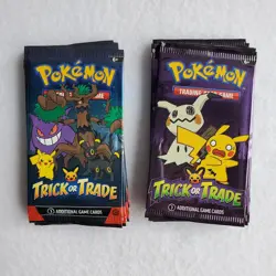 Pokemon TCG HALLOWEEN Bundle BOOster Trick or Trade 20 PACKS 2023 Trevenant 2024 - Image 5