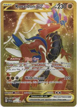Pokemon Koraidon ex Gold Secret Rare Scarlet&Violet SVI 254/198 NM English - Image 1