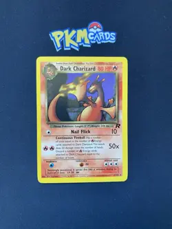 Pokemon TCG Dark Charizard Team Rocket 21/82 Regular Rare LP - Image 1
