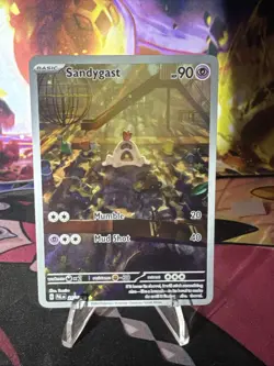 Sandygast Illustration Rare 214/193 Pokemon Paldea Evolved Holo Full Art NM - Image 1
