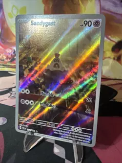 Sandygast Illustration Rare 214/193 Pokemon Paldea Evolved Holo Full Art NM - Image 2