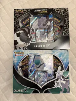 Pokemon TCG Champions Path Dubwool v Collection Box Calyrex V Ice Rider - Image 1