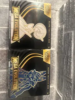 Pokemon Mega Evolution Elite Trainer Box Set of 2 Lucario & Gardevoir SEALED! - Image 1