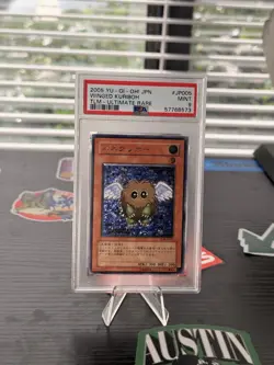 2005 Yu-Gi-Oh TLM-JP005 Winged Kuriboh Ultimate Rare PSA 9 MINT - Image 1