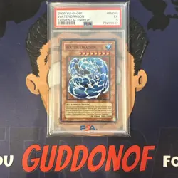 PSA 5 EXCELLENT 2005 YU-GI-Oh! Elemental Energy WATER DRAGON EN015 - Image 1