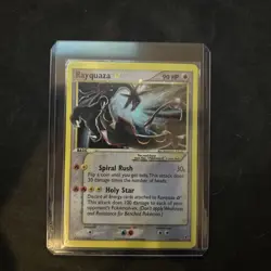 Pokemon Rayquaza Gold Star EX Deoxys Ultra Rare Holo Card #107 - Image 1