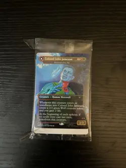 Magic The Gathering Colonel John Jameson Man Wolf Mint New Exclusive Foil Card - Image 1