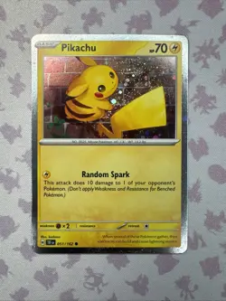 Pikachu 051/162 Cosmos Holo Promo Temporal Forces Pokemon Card LP/NM - Image 1