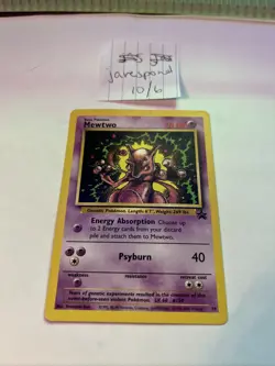 Mewtwo 14 Black Star Promo WOTC Pokemon Card HP - Image 1