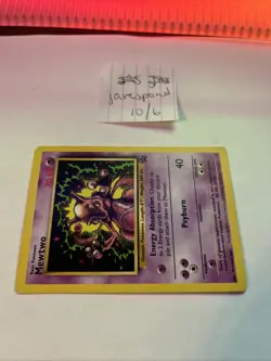 Mewtwo 14 Black Star Promo WOTC Pokemon Card HP - Image 3