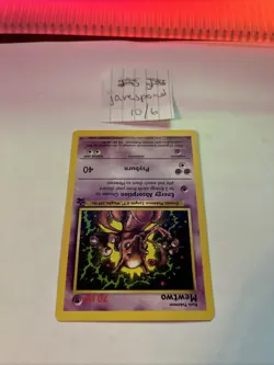Mewtwo 14 Black Star Promo WOTC Pokemon Card HP - Image 5