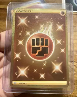 Fighting Energy Gold 233/198 Full Art NM/M Chilling Reign Pokemon Card - Image 1