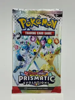 Pokemon TCG Scarlet & Violet Prismatic Evolutions Booster Pack - 10 Cards - Image 1