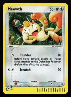 Meowth 013 Holo Nintendo Black Star Promo Pokemon Card - Image 1