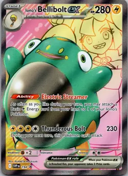Iono's Bellibolt ex 194 SV: Scarlet & Violet Promo Cards Promo NM - Image 1