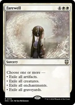 MTG English Farewell NM Normal Commander: Modern Horizons 3 - Image 1