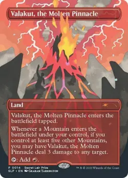 MTG English Valakut, the Molten Pinnacle NM Normal Secret Lair Showdown - Image 1