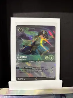 Disney Lorcana TCG Ursula's Return Jasmine Desert Warrior Enchanted Card 212/204 - Image 1