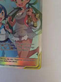 Pokemon Trainer Mallow & Lana Tag Team Card - Image 3