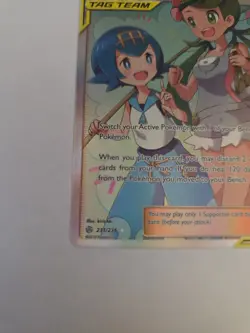 Pokemon Trainer Mallow & Lana Tag Team Card - Image 4