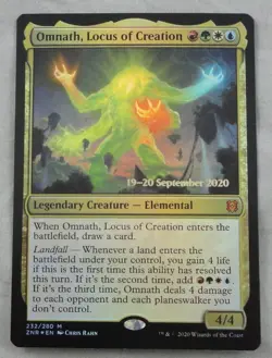 Magic The Gathering Zendikar Rising Omnath, Locus of Creation Prerelease Card - Image 1