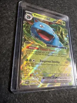 Venusaur EX 003/165 Double Rare Holo - Pokemon TCG Card Scarlet & Violet 151 NM - Image 3