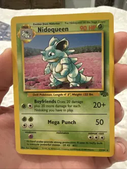 Pokemon Nidoqueen Card 23/64 Jungle Set 90 HP 1999 NM - Image 1