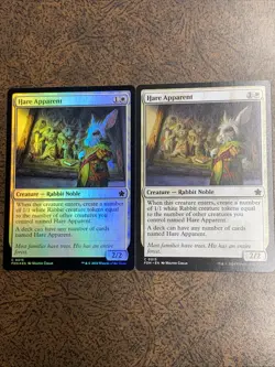 Hare Apparent 0015 Magic Foundations Common Foil & Non-Foil MTG Card - Image 1
