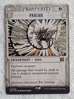 MTG Pariah Outlaws of Thunder Junction (OTP) #5 Magic Card Rare NM - Image 2