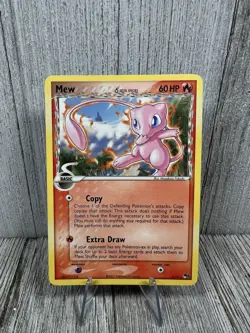 Mew Delta Species 3/17 Pop Series 5 Regular Non-Holo Pokemon Card 2007 NM/LP - Image 1