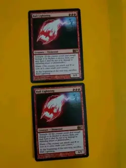 Ball Lightning x2 Rare Elemental MTG 2 Card. Core set 2010 M10 - Image 1