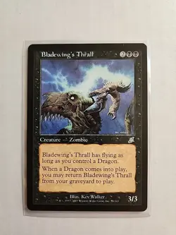 Bladewing's Thrall - Scourge - LP - MTG Magic - Uncommon - Black Creature - Image 1