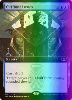 MTG Magic the Gathering Cut Your Losses (410/547) Streets of New Capenna LP FOIL - Image 1