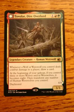 MTG Tovolar, Dire Overlord x1 -Innistrad Midnight Hunt-Pack Fresh - Image 1