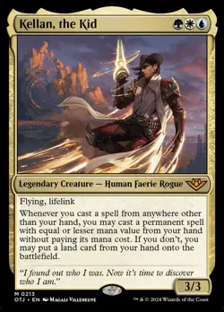 MTG Kellan, the Kid (213/440) Outlaws of Thunder Junction NM - Image 1