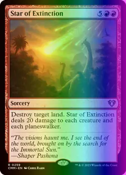 MTG Magic the Gathering Star of Extinction (259/1173) Commander Masters LP FOIL - Image 1
