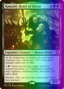 MTG Kamahl, Heart of Krosa (237/794) Commander Legends NM FOIL - Image 1