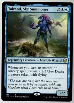 Talrand, Sky Summoner 131 Non Foil Rare Commander 2021 MTG Near Mint - Image 1
