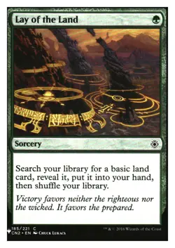 Lay of the Land Conspiracy - Take the Crown MTG - NM+ - Image 1