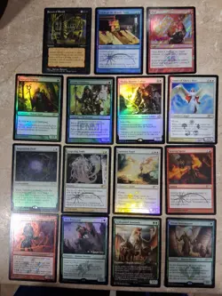 Magic the Gathering Promo Lot Of 18 LP/ NP Elvish Visionary, Avacyn's Pilgrim - Image 1